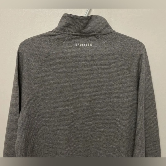Flag & Anthem Mens 1/4 Zip Sweater Pullover Medium Grey Mid-Weight NWT - Picture 6 of 12
